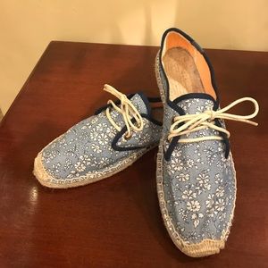 Soludos Embroidery lace-up sneaker